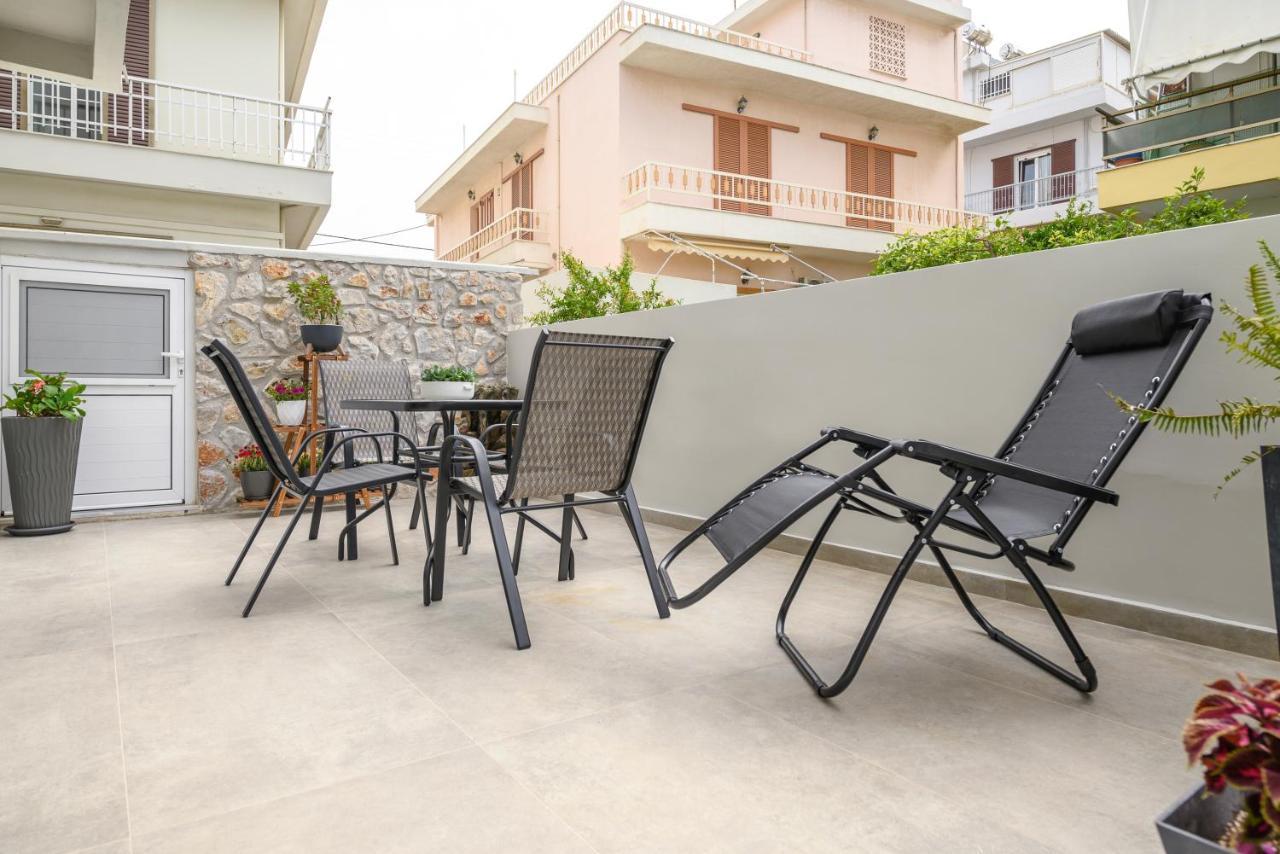 Aetherius Executive Suite 5 Min To Beach Kos Bagian luar foto